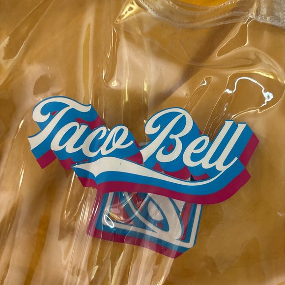 Taco Bell Logo Clear Tote Beach Sports Arena Bag - Picture 3 of 7